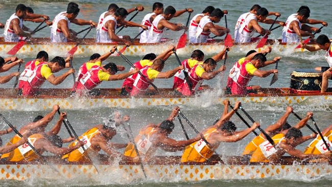 Perahu Tim Indonesia Nomor 3! Klub Dayung Bahtera Sukses Tembus Semifinal Dragon Boat Races Hong Kong 2026
