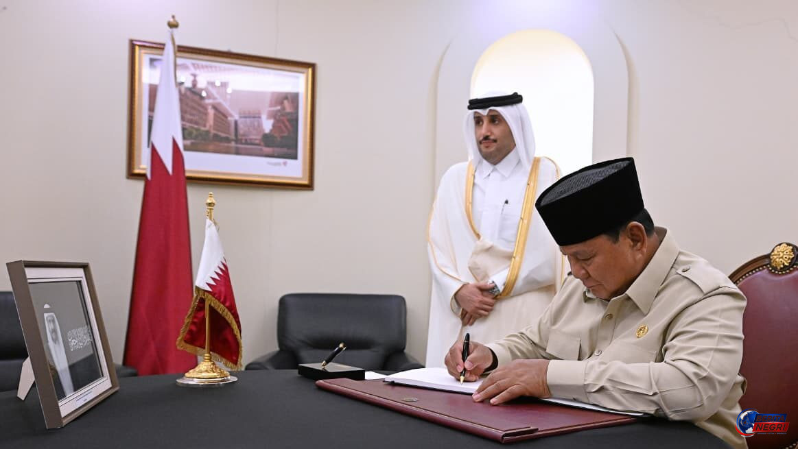 Presiden Prabowo Sampaikan Duka Cita atas Wafatnya Mantan Emir Qatar Sheikh Hamad bin Khalifa Al Thani
