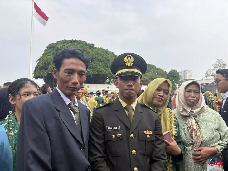 Anak Kuli Bangunan Asal Blora, Rizky Fadli, Resmi Dilantik Jadi Perwira TNI oleh Presiden Prabowo