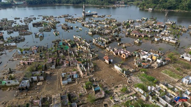 'Kampung Hantu' Muncul di Bendungan Karian Lebak, Bekas Permukiman Kembali Terlihat akibat Kemarau Ekstrem