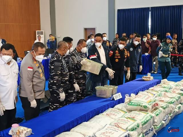 TNI AL Gagalkan Penyelundupan 1,3 Ton Ketamin Senilai Rp2,6 Triliun di Perairan Bintan