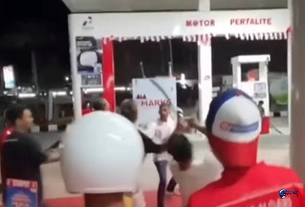 Antrean Pertalite Berujung Duel Parang di SPBU Wajo, Petugas dan Pengendara Terlibat Keributan