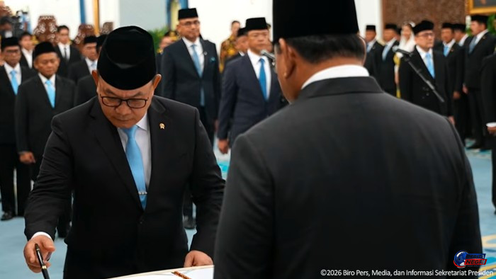 Presiden Prabowo Lantik Dudung Abdurachman sebagai Menko Polkam, Listyo Sigit Jadi Kepala KSP